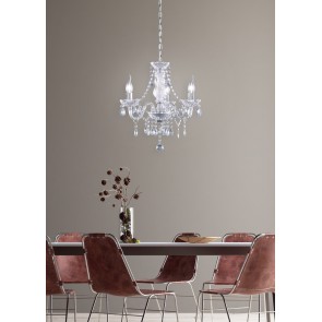 LüSTER  Reality Lighting Χρωμέ μοντέρνος πολυέλαιος  3x E14