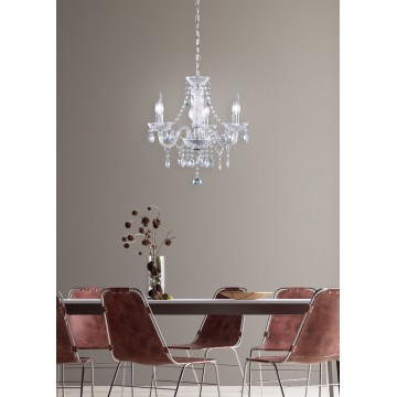 LüSTER  Reality Lighting Χρωμέ μοντέρνος πολυέλαιος  3x E14