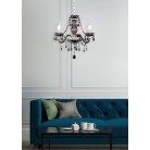 LÜSTER R11073002 Πολυέλαιος REALITY LIGHTING χρωμέ / μαύρο 3 X E14 LÜSTER R11073002 Πολυέλαιος REALITY LIGHTING χρωμέ / μαύρο 3 X E14