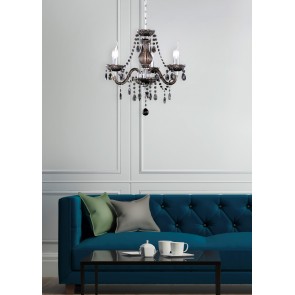 LÜSTER R11073002 Πολυέλαιος REALITY LIGHTING χρωμέ / μαύρο 3 X E14