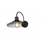 MARGARITA Απλίκα τοίχου  REALITY LIGHTING R26431732 - μαύρο Ø 25cm
