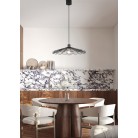MARGARITA Κρεμαστό φωτιστικό  REALITY LIGHTING R36431032 - μαύρο Ø 50cm