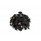 LEAVY Φωτιστικό Οροφής REALITY LIGHTING R60463032 Μαύρο