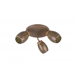 BIDAR Φωτιστικό Οροφής REALITY LIGHTING R61573365 Καφέ