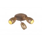 BIDAR Φωτιστικό Οροφής REALITY LIGHTING R61573365 Καφέ BIDAR Φωτιστικό Οροφής REALITY LIGHTING R61573365 Καφέ