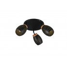 BIDAR Φωτιστικό Οροφής REALITY LIGHTING R61573380 Χρυσό BIDAR Φωτιστικό Οροφής REALITY LIGHTING R61573380 Χρυσό