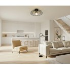 LAURIS Φωτιστικό Οροφής REALITY LIGHTING R66791032 Μαύρο