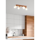 ASSAM Φωτιστικό Οροφής Spot REALITY LIGHTING R81114030 Ξύλινο ASSAM Φωτιστικό Οροφής Spot REALITY LIGHTING R81114030 Ξύλινο
