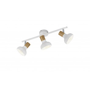 LATIKA Φωτιστικό Οροφής Spot REALITY LIGHTING R81523031 Λευκό Ξύλινης Όψης