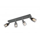 CADIZ Φωτιστικό Οροφής Spot REALITY LIGHTING R81784042 Ανθρακί Γυάλινο CADIZ Φωτιστικό Οροφής Spot REALITY LIGHTING R81784042 Ανθρακί Γυάλινο