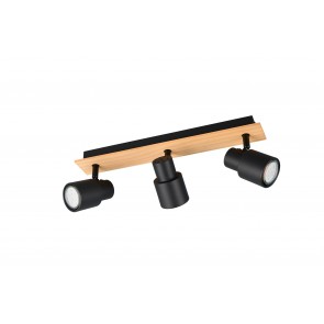 PIERRE Φωτιστικό Οροφής Spot REALITY LIGHTING R81983032 Ξύλινο