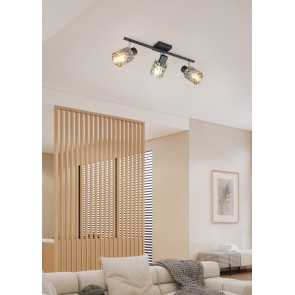 JACK Φωτιστικό Οροφής Spot REALITY LIGHTING R86423032 Μαύρο