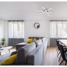 CAPELLA R62491306 φωτιστικό οροφής LED REALITY LIGHTING Χρωμέ