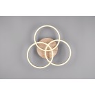 CIRCLE R62823135 φωτιστικό οροφής LED REALITY LIGHTING χρώμα του ξύλου