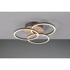 CIRCLE R62823135 φωτιστικό οροφής LED REALITY LIGHTING χρώμα του ξύλου