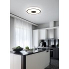 BUNDA R64361132 φωτιστικό οροφής LED REALITY LIGHTING Μαύρο ματ