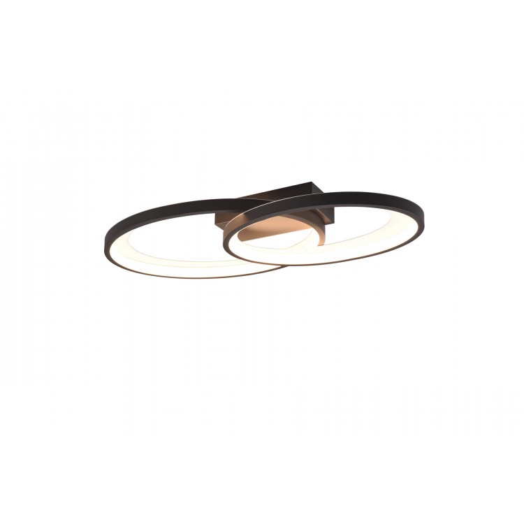 MALAGA R64482134 φωτιστικό οροφής LED REALITY LIGHTING Μαύρο Λευκό