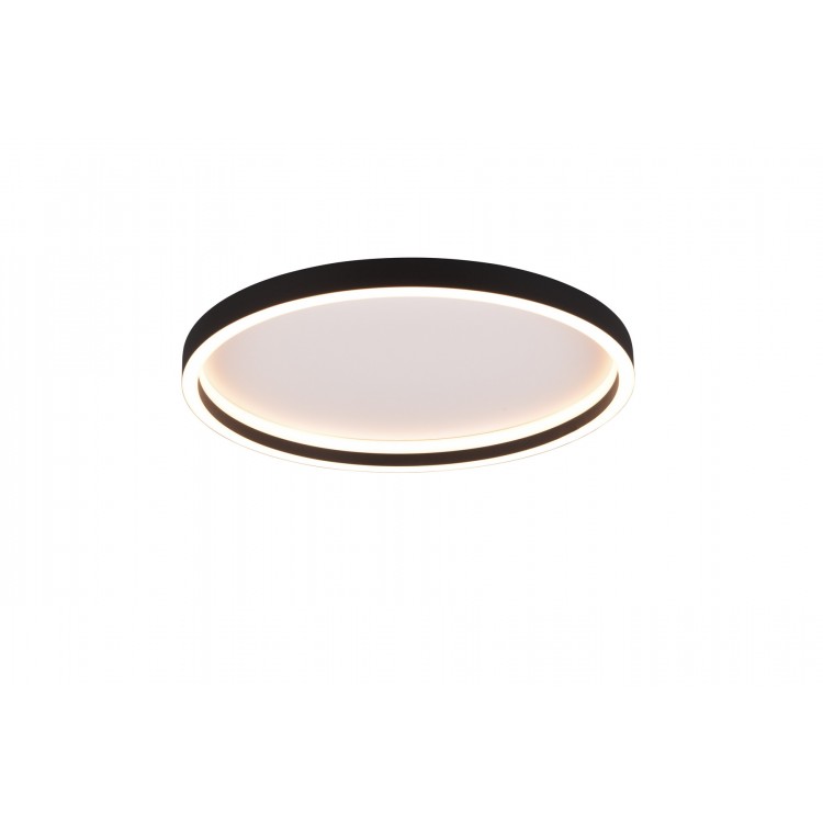 ROTONDA R64502132 φωτιστικό οροφής LED REALITY LIGHTING Μαύρο ματ