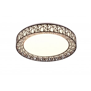 CLUSTER R67321102 φωτιστικό οροφής LED REALITY LIGHTING Μαύρο