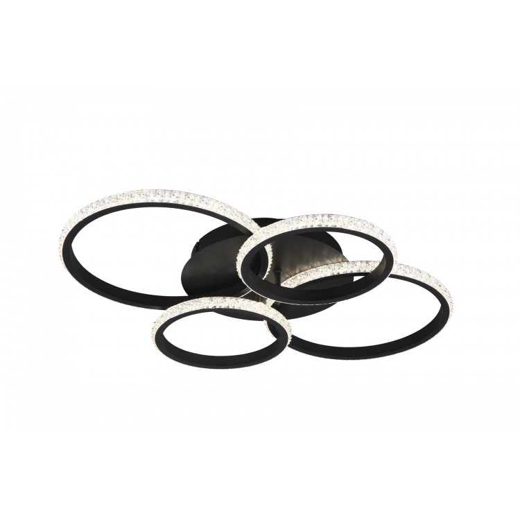 CIRES R67364132 φωτιστικό οροφής LED REALITY LIGHTING Μαύρο ματ