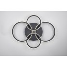 CIRES R67364132 φωτιστικό οροφής LED REALITY LIGHTING Μαύρο ματ