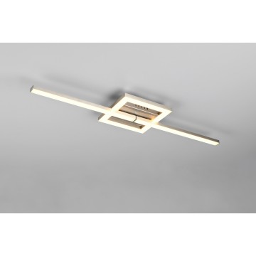 VIALE Φωτιστικό οροφής REALITY LIGHTING R67303107 νίκελ ματ