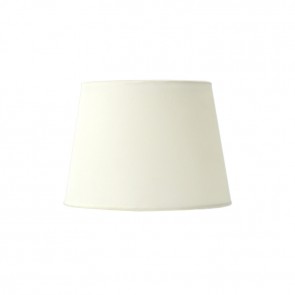 Αμπαζούρ λευκό ύφασμα Ø23,5cm