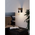 TOWNSHEND Φωτιστικό Απλίκα Τοίχου EGLO 43514 μαύρο ξύλο H21,5cm TOWNSHEND Φωτιστικό Απλίκα Τοίχου EGLO 43514 μαύρο ξύλο H21,5cm