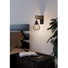 TOWNSHEND 5 Φωτιστικό Απλίκα Τοίχου EGLO 44078 μαύρο ξύλο H27,5cm TOWNSHEND 5 Φωτιστικό Απλίκα Τοίχου EGLO 44078 μαύρο ξύλο H27,5cm