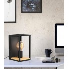 LIBERTAD Φωτιστικό Απλίκα Τοίχου EGLO 99796 μαύρο ξύλο H24cm LIBERTAD Φωτιστικό Απλίκα Τοίχου EGLO 99796 μαύρο ξύλο H24cm
