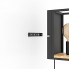 LIBERTAD Φωτιστικό Απλίκα Τοίχου EGLO 99796 μαύρο ξύλο H24cm LIBERTAD Φωτιστικό Απλίκα Τοίχου EGLO 99796 μαύρο ξύλο H24cm