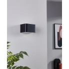 SANIA 4 Απλίκα Τοίχου LED EGLO 901016 μαύρο L13cm