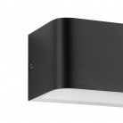 SANIA 4 Απλίκα Τοίχου LED EGLO 901016 μαύρο L13cm