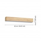 SANIA 6 Απλίκα Τοίχου LED EGLO 901102 ξύλο L62cm IP44 SANIA 6 Απλίκα Τοίχου LED EGLO 901102 ξύλο L62cm IP44