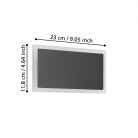 TALAMELLO 1 Απλίκα Τοίχου LED EGLO 901189 μαύρο λευκό L23cm