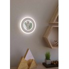 MACCHIONI Απλίκα Τοίχου LED EGLO 901231 λευκό Ø20cm