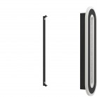 MACCHIONI Απλίκα Τοίχου LED EGLO 901242 μαύρο H40cm
