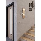 BOYAL Απλίκα Τοίχου LED EGLO 901715 μαύρο ξύλο H56cm