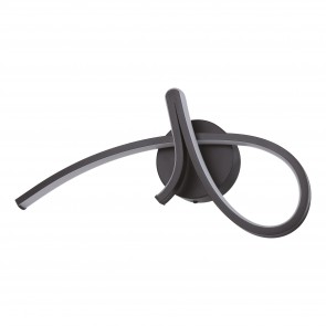 CARDONREPILIANO Απλίκα Τοίχου LED EGLO 902139 μαύρο H45,5cm
