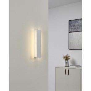 ZUBIALDE Απλίκα Τοίχου LED EGLO 99086 λευκό H36cm