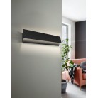 ZUBIALDE Απλίκα Τοίχου LED EGLO 99087 μαύρο H36cm
