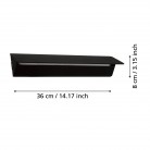 ZUBIALDE Απλίκα Τοίχου LED EGLO 99087 μαύρο H36cm