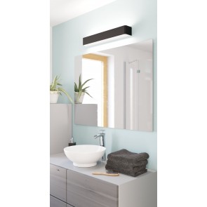 SANIA 5 Απλίκα Τοίχου LED EGLO 99691 μαύρο L62cm IP44