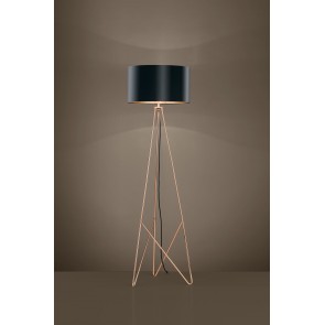 CAMPORALE Φωτιστικό Δαπέδου EGLO 39229 χαλκός/μαύρο L154cm