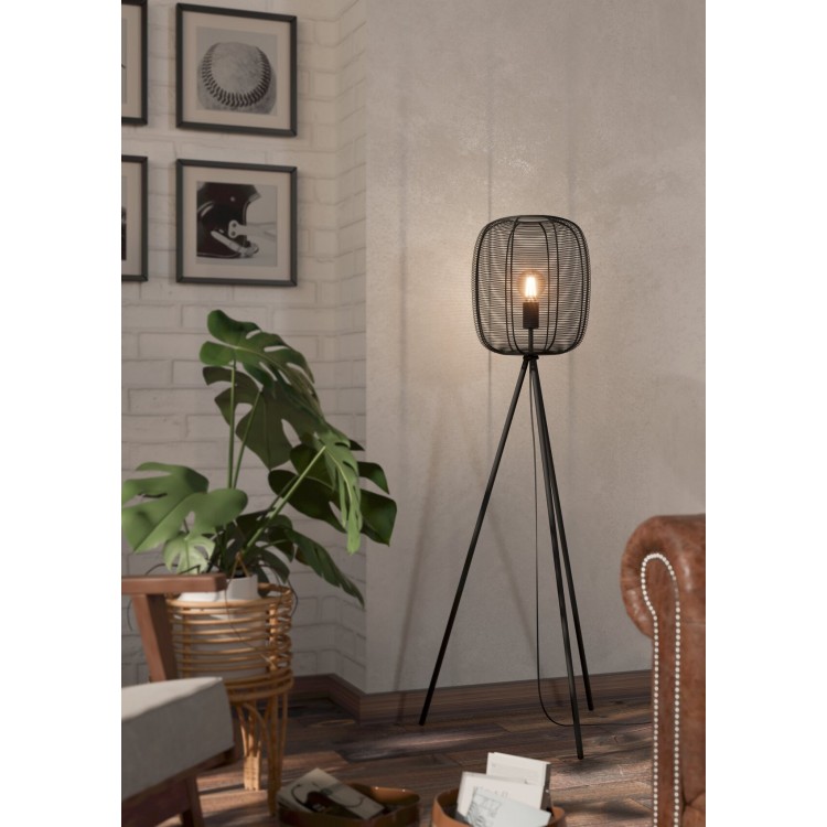 RINROE Φωτιστικό Δαπέδου EGLO 43968 μαύρο L140,5cm RINROE Φωτιστικό Δαπέδου EGLO 43968 μαύρο L140,5cm