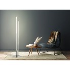FRAIOLI-Z Φωτιστικό Δαπέδου LED RGB/CCT EGLO 900078 ασημί L175.5cm