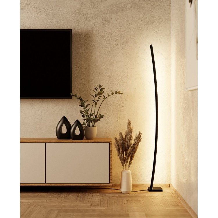 PICACHA Φωτιστικό Δαπέδου LED EGLO 99715 μαύρο L162.5cm