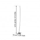PICACHA Φωτιστικό Δαπέδου LED EGLO 99715 μαύρο L162.5cm