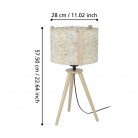 HONTONGAS Επιτραπέζιο Φωτιστικό EGLO 390325 καφέ ξύλο H57,5cm
