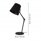 GRANADILLOS Επιτραπέζιο Φωτιστικό EGLO 39866 μαύρο H64cm GRANADILLOS Επιτραπέζιο Φωτιστικό EGLO 39866 μαύρο H64cm